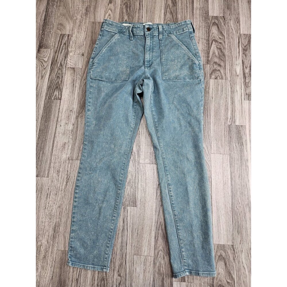 (3/$35) Universal Thread Jeans Womens 10 High Rise Skinny Green Workwear Denim